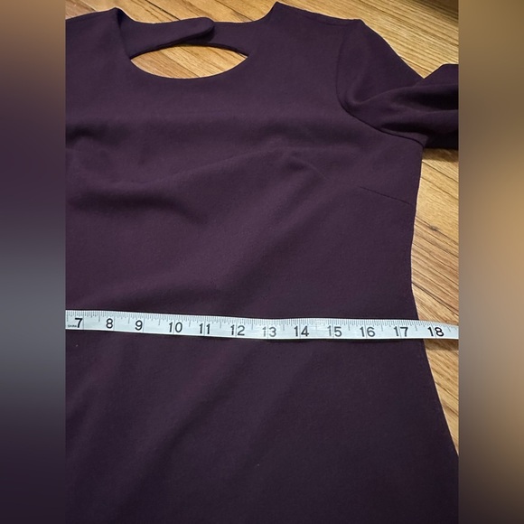 Calvin Klein Rich Purple Long Sleeve Dress - Picture 9 of 11